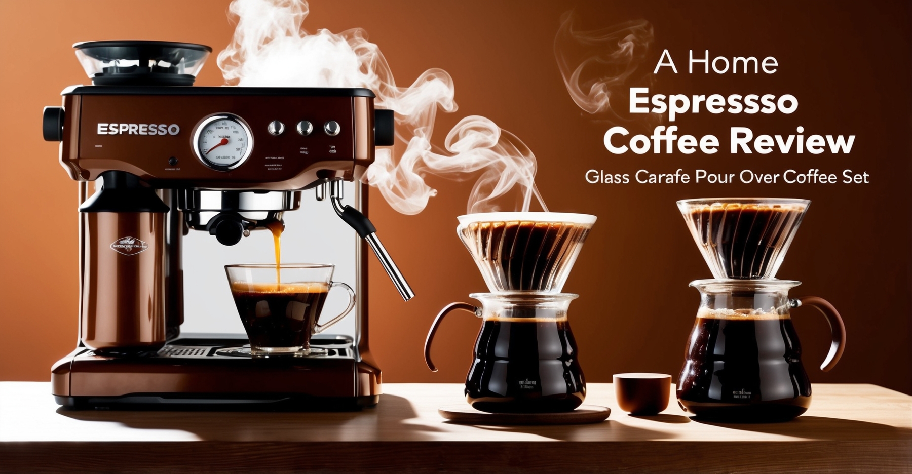 Glass Carafe Pour Over Coffee Set