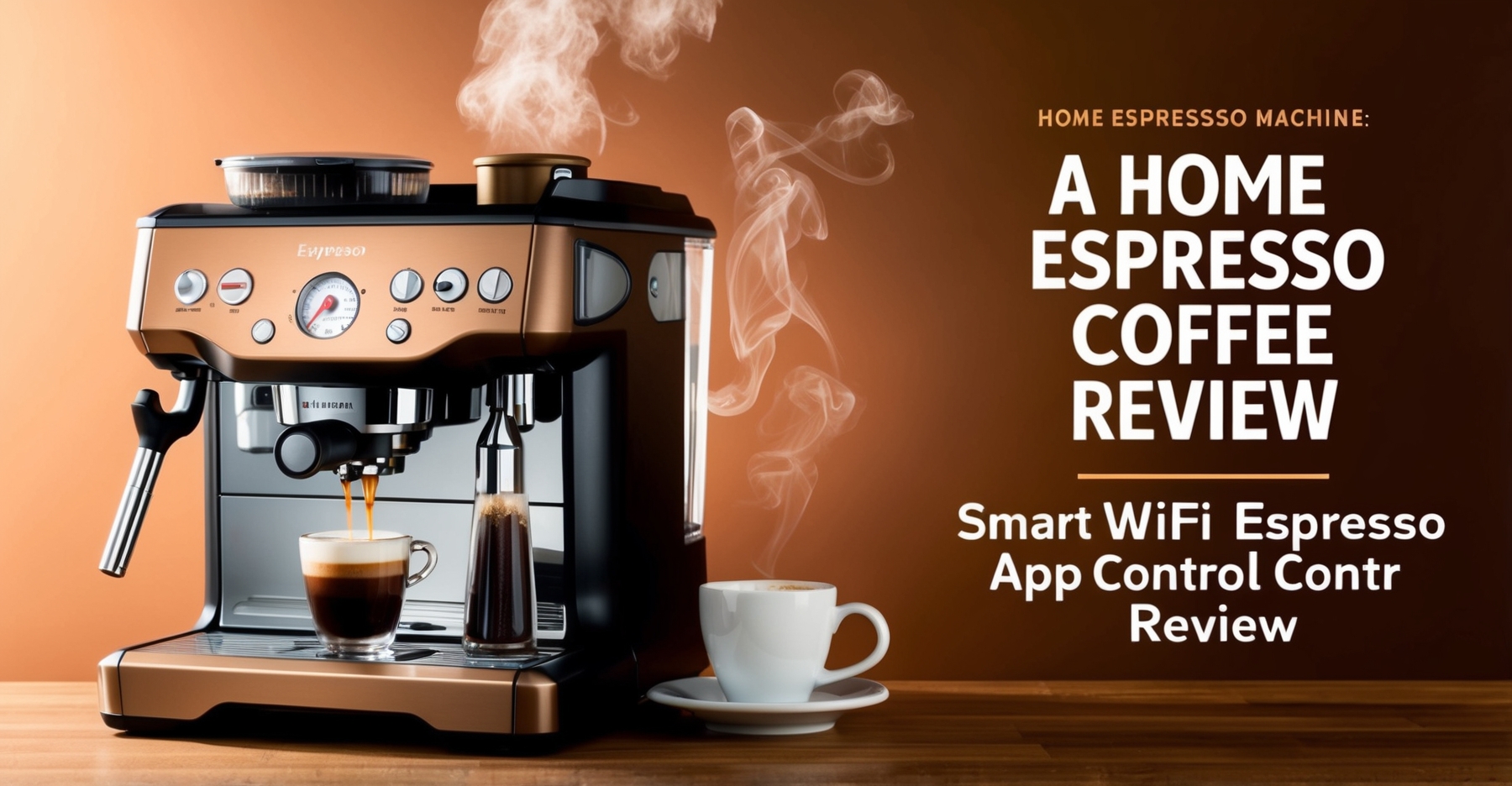 Smart Wi-Fi Espresso Machine App Control Review