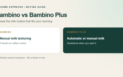 Breville Bambino vs Bambino Plus: Which Should You Buy?