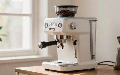 Coffee and Espresso Maker with Grinder