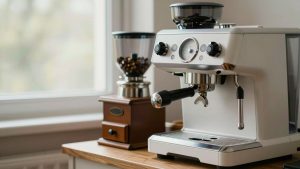 Coffee Grinder and Espresso Machine