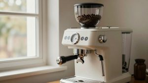 Coffee Machine with Bean Hopper