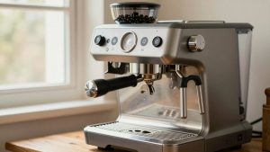 Coffee Machine with Built in Frother