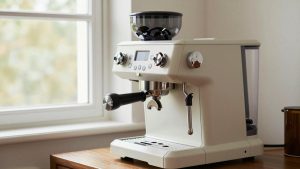 Coffee Machine with Burr Grinder