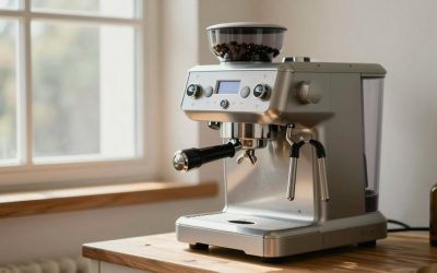 Coffee Machine with Integrated Grinder