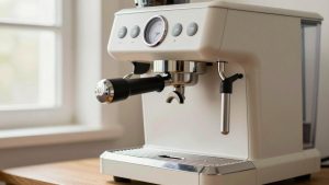 Coffee Machine with Milk Steamer