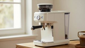 Coffee Maker with Integrated Grinder