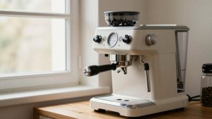 Espresso Machine with Integrated Grinder