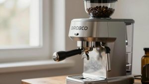 Espresso Maker with Bean Grinder