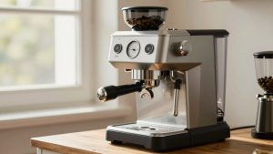 Espresso Maker with Built in Grinder