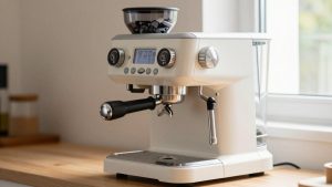 Italian Espresso Machine with Grinder