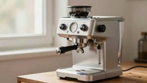 Mini Espresso Machine with Grinder