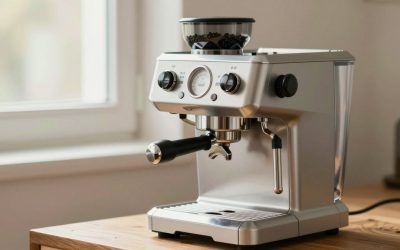 Mini Espresso Machine with Grinder