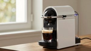 Nespresso Lattissima One Silky White Espresso Machine by De Longhi