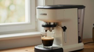 Single Serve Coffee Maker with Built in Grinder