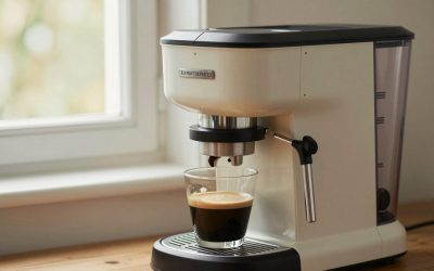 Single Serve Coffee Maker with Built in Grinder