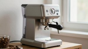 Small Espresso Maker with Grinder