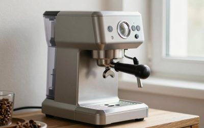 Small Espresso Maker with Grinder