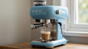 Smeg Espresso Machine Blue