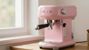 Smeg Espresso Machine Pink